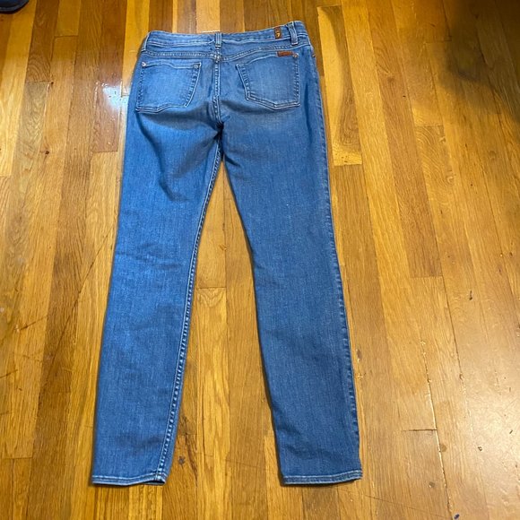 CLOSING 9/12 FOR MOVE!!   7 For All Mankind THE SKINNY Jeans Size 27 - Picture 7 of 8